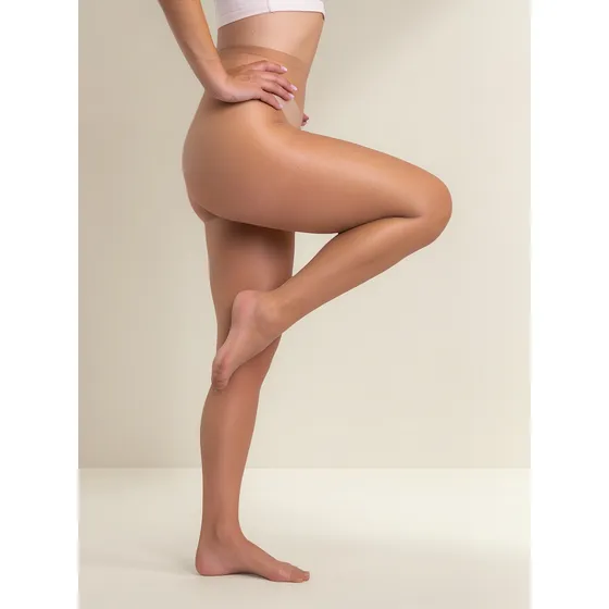 Panty Mujer Panties 20 Denier Elasticada Puntera Reforzada