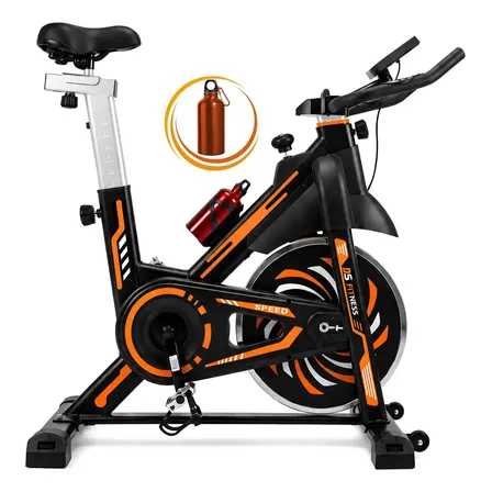 Bicicleta Ergometrica Spinning ITS Fitness PRO Bike Roda de Inércia de 13 kg para Treino Cardio e Monitor Digital