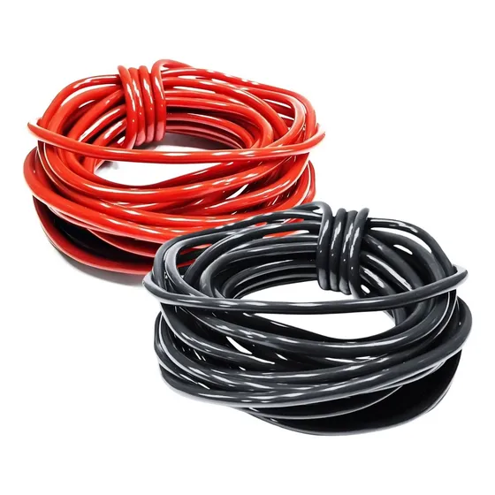 Kit 03 Metros Vermelho + 3 Metros Preto Cabo 6mm 100% Cobre