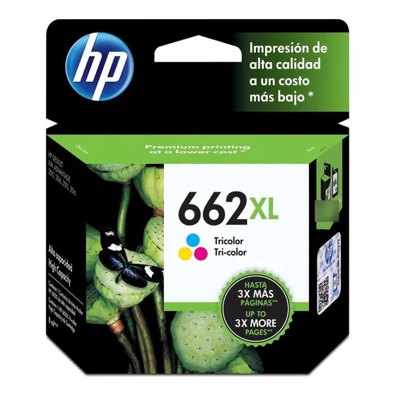 Recarga Cartucho De Tinta Maxiprint Hp 662 Xl Negro Cz105al