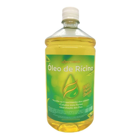Óleo De Rícino 1 Litro Crescimento Cabelo 100% Puro Óleo De Rícino 1 Litro Crescimento Cabelo 100% Puro