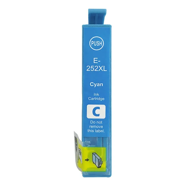 Cartucho Compatible Con Epson 252xl Wf 3620 3640 1710 Cyan