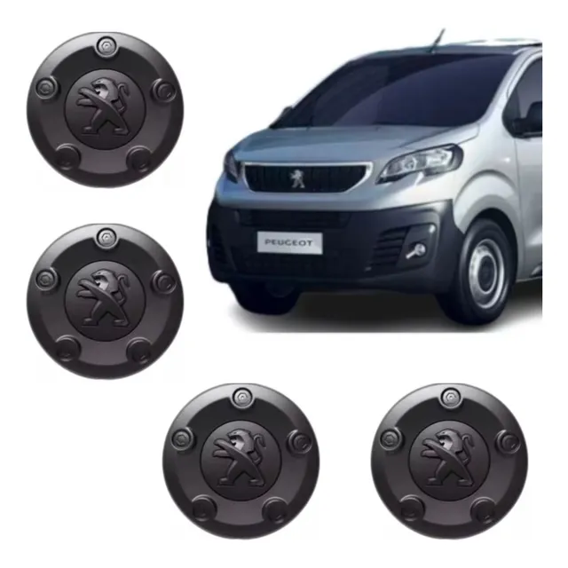 Jogo Calotas Centro Roda Peugeot Expert 2020 2021 2022 2023