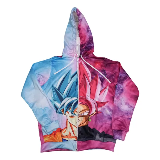 Suéter Con Cierre Dragon Ball Sweater