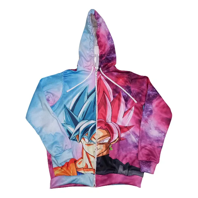 Suéter Con Cierre Dragon Ball Sweater