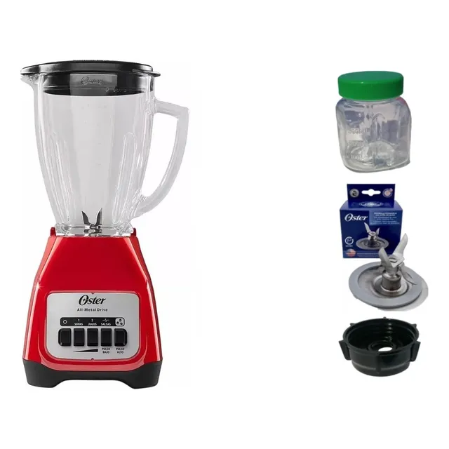 Licuadora Oster De 1.5 Lts Blstkag + Kit Molinillo De 300 Ml