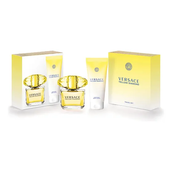 Perfume Versace Yellow Diamond 90 Ml + Body Lotion 100 Ml