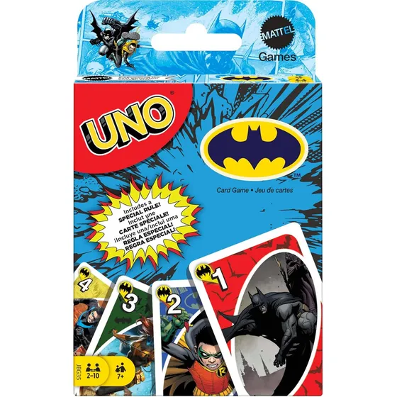 Uno Batman Mattel Juego De Cartas