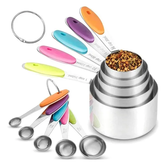 Lujosas Tazas Medidoras Cucharas Para Cocinar Medir Gramos