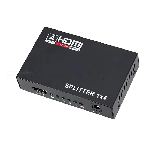 Hdmi Splitter 1x4 Full Hd 4k 2k Multiplica Señal | Cuotas sin interés