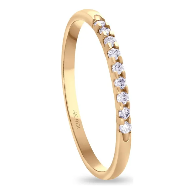 Churumbela Oro Amarillo 14k Con Brillante 11 Pts Fond-a-11
