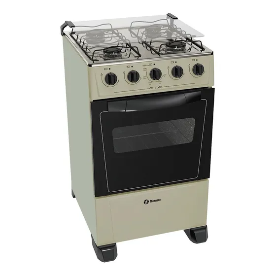 Cocina Supergas James Thompson Cth1000 Titanium Doble Vidrio