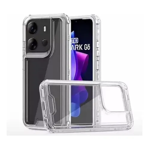 Forro 360 3 Capas Estuche Protector Clear Antigolpe Triple 