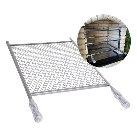 Grelha Tela Moeda De Inox 45x45 Wr Steel