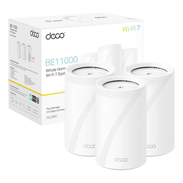 Deco Be65 3 Pack Tp-link Mesh Sistema Wifi 7 Be11000