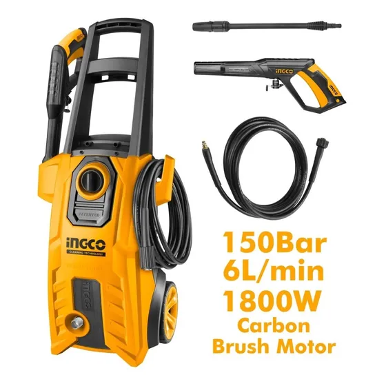 Hidrolavadora 150bar 1200psi 1800w Ingco