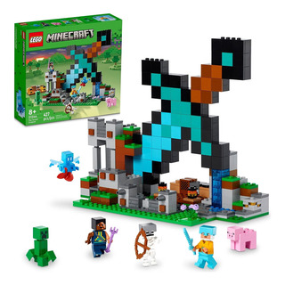 Lego Minecraft La Fortificación-espada Esqueleto Cabaña Abej Lego Minecraft La Fortificación-espada Esqueleto Cabaña Abej
