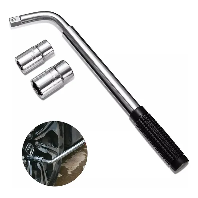 Llave De Rueda Con Barrote Universal Llantas 17-19 21-23 Mm