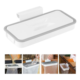 Basurero Para Bolsas De Basura Colgando La Tapa Del Soporte Basurero Para Bolsas De Basura Colgando La Tapa Del Soporte