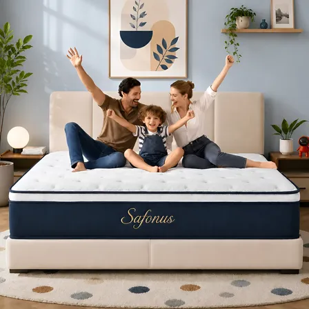 Safonus®colchón Matrimonial 22x135x190cm Memory Foam Gel 30d