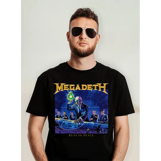 Polera Megadeth Rust In Peace Metal Abominatron