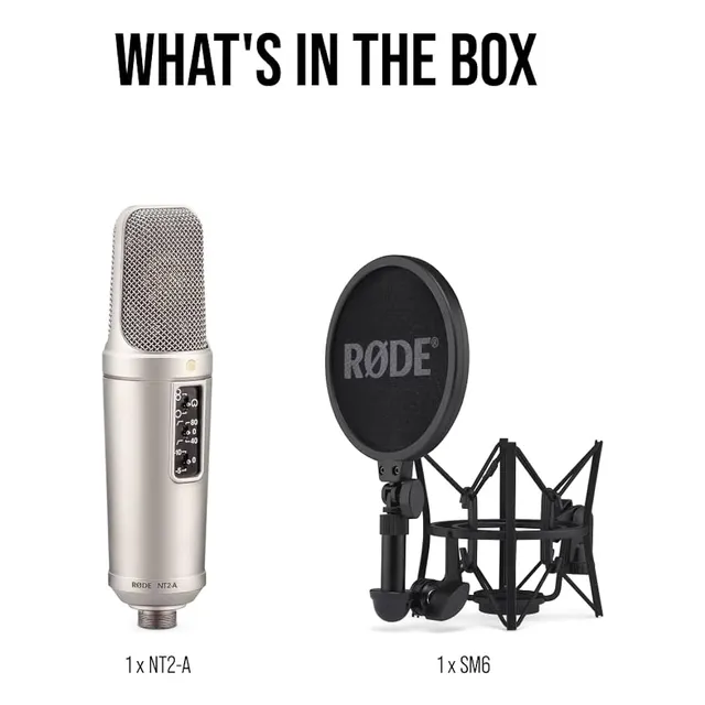 Rode Nt2-a Multi-pattern Studio Microphone Kit