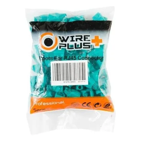 Bota Wireplus+ P/cnt Rj45 Verde 100u