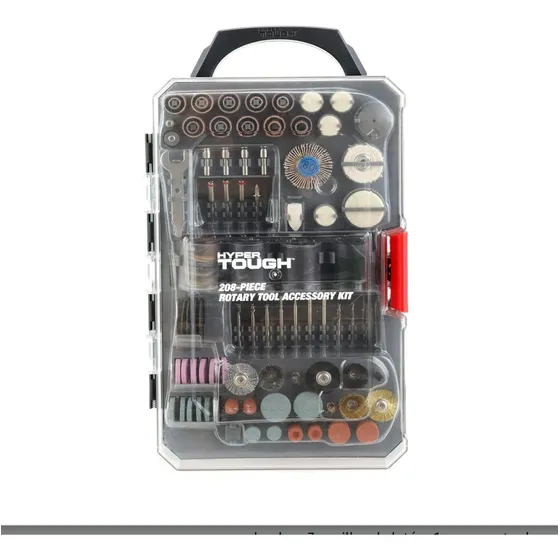 Juego Fresas Punta Fresador Dremel 208 Pzs - Hyper Tough