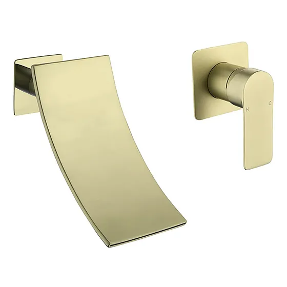 Grifo Mezclador Lavabo Baño Cascada Agua Caliente Fria Una B