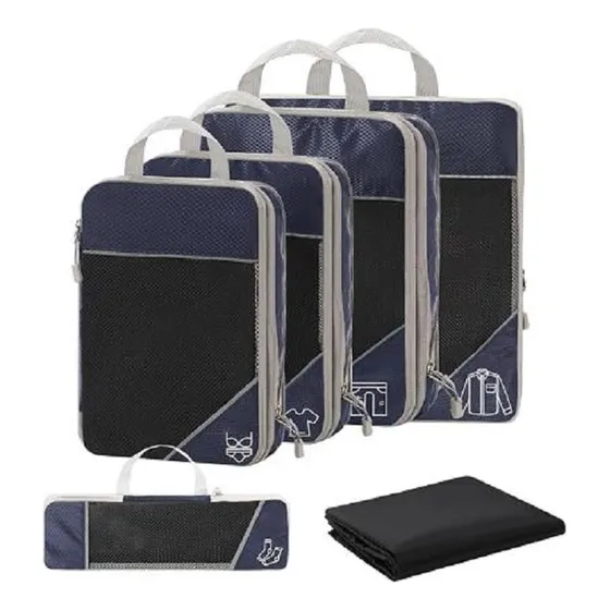 Cubos De Compresión Para Viaje Con Bolsa