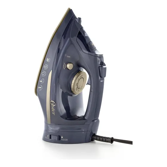 Ferro de Passar 2 em 1 Sem Fio Oster GCSTCC5000i Base Cerâmica Azul 127v