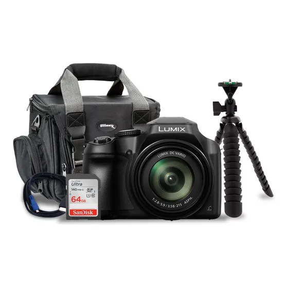 Cámara Digital Panasonic Lumix Fz80d 4k 18,1 Mp Con Zoom De 