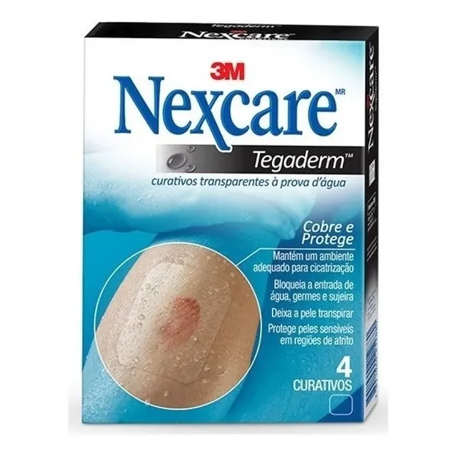 Adesivo Proteção Nexcare Tegaderm Sensor Freestyle Libre 5cx