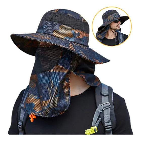 Sombrero Para El Sol Con Proteccion Para Cuello Y Cara