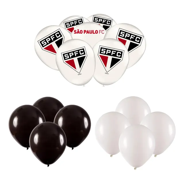 Kit 125 Completo Do São Paulo Festa Decoraçao Aniversario