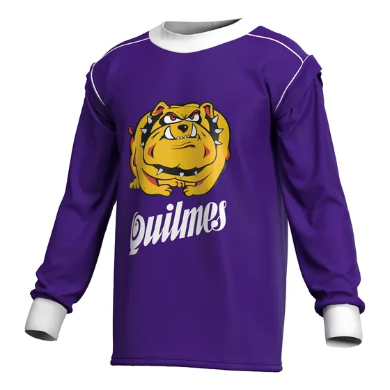 Camiseta Mono Burgos River Arquero Retro Buzo Violeta