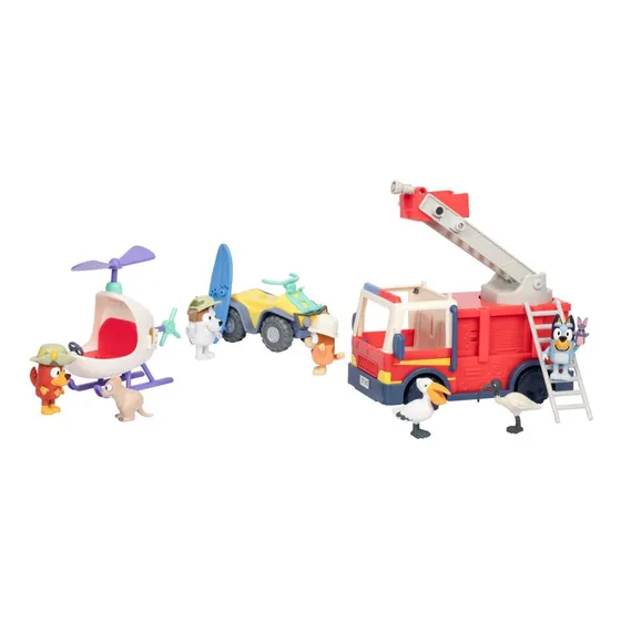 Set Vehículos Bluey De Aventura