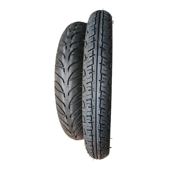 Par Pneu 125 275-18 + 110/70-16 Sem Câmara Dafra Kansas 150 