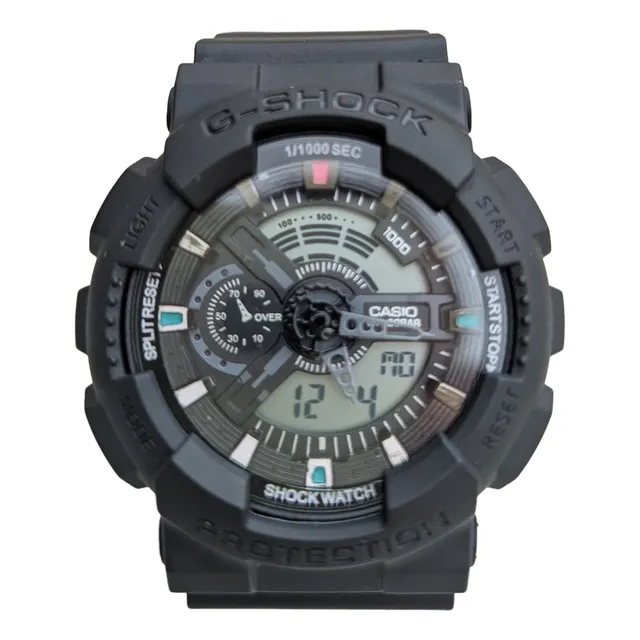 Reloj Casio G-shock Doble Hora Resistente Al Agua E Impactos