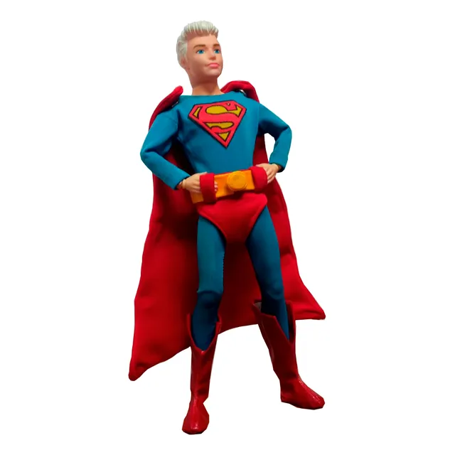 Traje De Superman Artesanal Para Muñeco De Ken