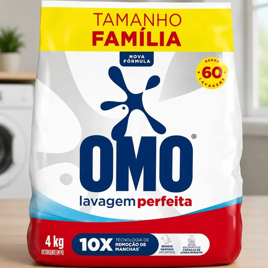 Omo Tamanho Família Sabão em Pó Lavagem Perfeita Pó Omo Tamanho Família Sabão em Pó Lavagem Perfeita Pó