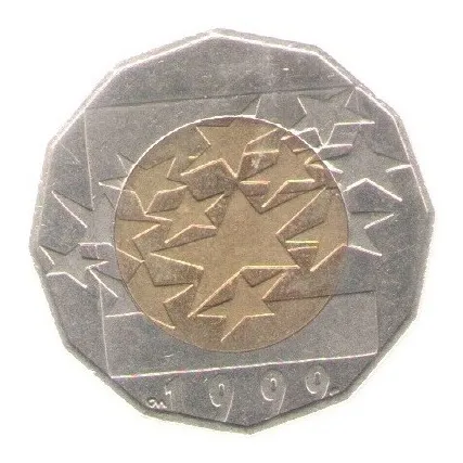 Croacia 25 Kuna 1999  Bimetalica S/c