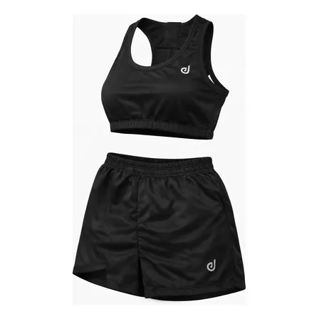 Conjunto Fitness Feminino Top E Short Academia Treino
