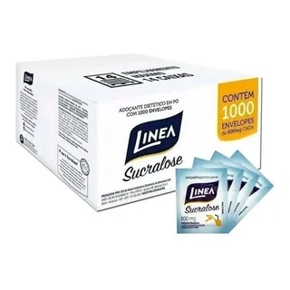 Adoçante Em Pó Sache Sucralose Linea Sucralose Caixa C/ 1000 Adoçante Em Pó Sache Sucralose Linea Sucralose Caixa C/ 1000