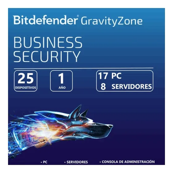 Bitdefender® Gravityzone Business Security  25 Disp  1 Año