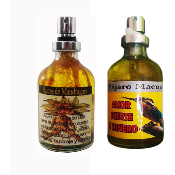 Zumo De Mandrágora Aceite + Perfume Pájaro Macuá