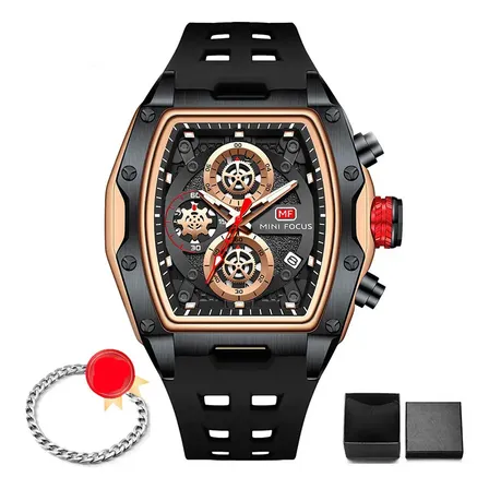 Relógio Digital Masculino Clássico Esportivo A Prova D'água Preto