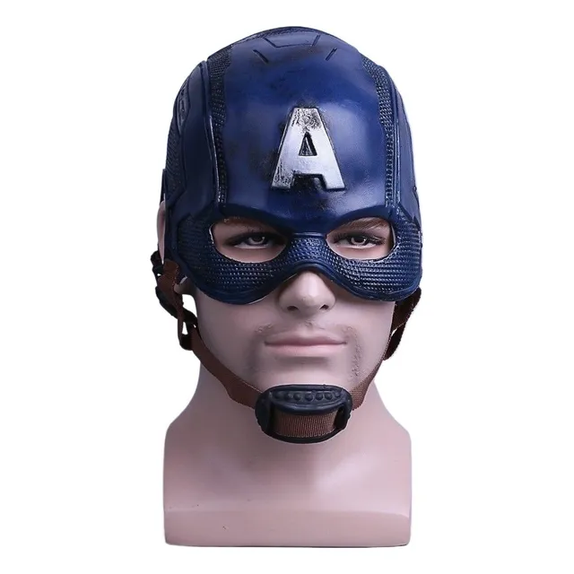 Superhero Civil Guerra Capitán América Casco Cosplay Steve