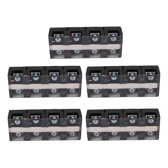 R Bloques De Terminales 5 Piezas Tira De Tornillos 60a 4