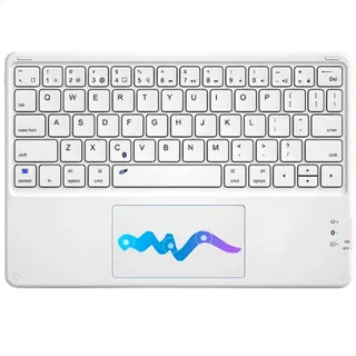 Teclado Sem Fio Touchpad Windows/ Android/ Mac/ Smart Tv Teclado Sem Fio Touchpad Windows/ Android/ Mac/ Smart Tv
